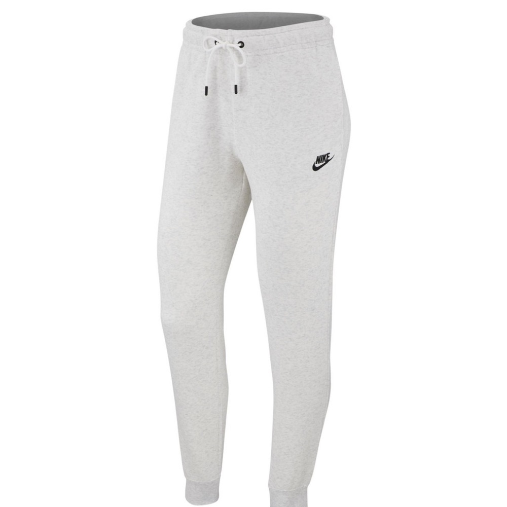Women’s white/gray Nike joggers